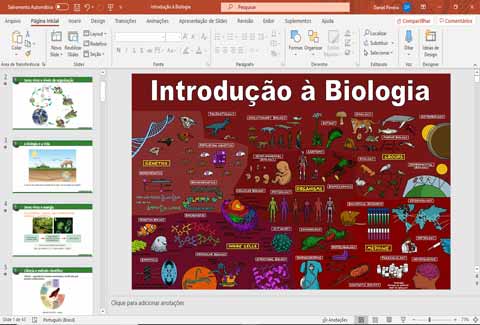 Slides de introdução biologia